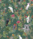 Australia Wallpaper • Cockatoos, Koalas, Parrots, Finches • Milton & King Europe • Green Wallpaper Swatch