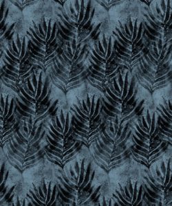 Evening Silhouette Shibori Leaf Wallpaper