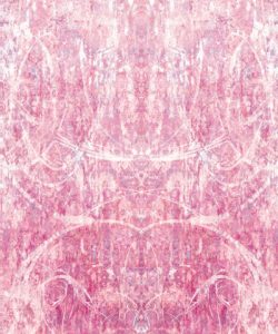 Hori Wallpaper by Simcox • Color Peach • Abstract Wallpaper • insitu