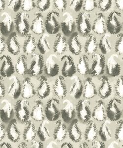 Shibori Paisley Wallpaper • Shibori • Olive • Swatch