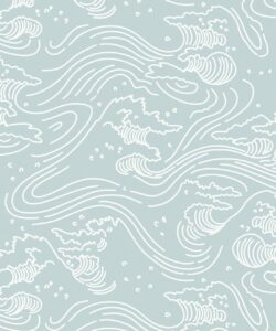 Pororoca Wave Wallpaper • Sky • Swatch