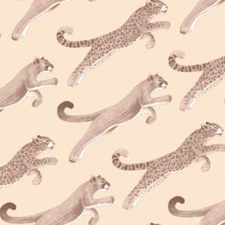 Amazon Big Cat Wallpaper • Jaguars & Pumas • Sepia • Swatch