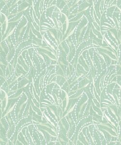 Neptunes Necklace Wallpaper • Sea Bed Wallpaper • Mint • Swatch