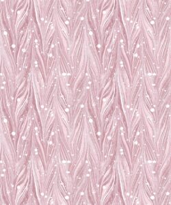 Antique Straight Wallpaper • Floral Wallpaper • Pink • Swatch