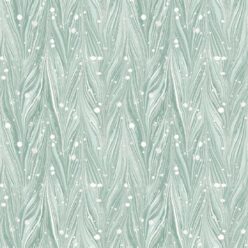 Antique Straight Wallpaper • Floral Wallpaper • Sea Spray • Swatch