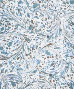 Marble Swirls Wallpaper • Flowing Stone • Blue • Swatch