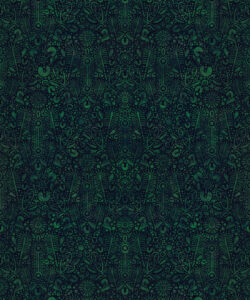 Banksia Bloom Wallpaper • Indigenous Wallpaper • Dark Green • Swatch