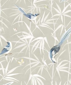 Bamboo Wallpaper • Beige • Swatch