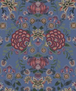 Waratah Wonderland Wallpaper • French Blue • Swatch