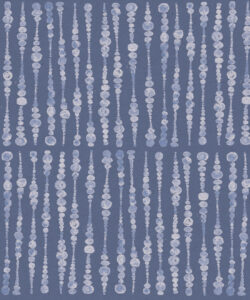 Cercles Deux Wallpaper • Blue Navy • Swatch