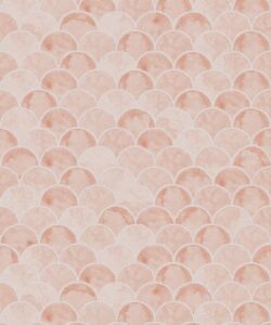 Ecailles Wallpaper • Salmon Light Beige • Swatch