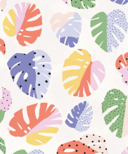 Fruity Monstera Wallpaper • Swatch