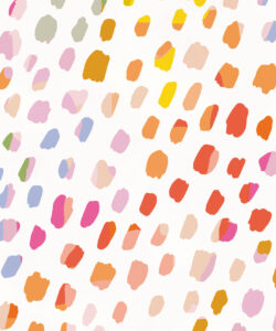 Rainbow Cheetah Wallpaper • White • Swatch