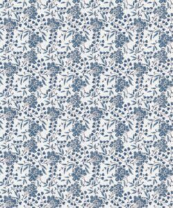 Sakura Blossom Wallpaper • Indigo Ivory • Swatch